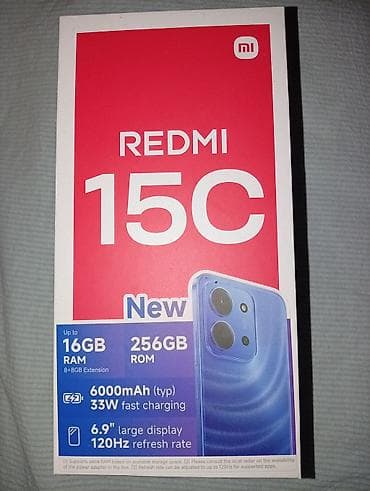 Redmi, Redmi 15C, 256 ГБ, түсү - Көк — 1
