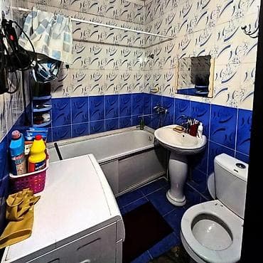 квартиры аламединский рынок: 1 комната, 44 м², 106 серия, 9 этаж, Косметический ремонт — 1