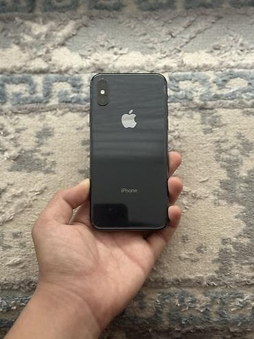 пл: IPhone Xs, Б/у, 64 ГБ, Space Gray, 100 % — 1
