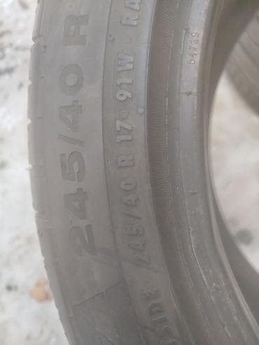hyundai i40: Шины 245 / 40 / R 17, Лето, Б/у, Комплект, Легковые, Германия, Continental — 6