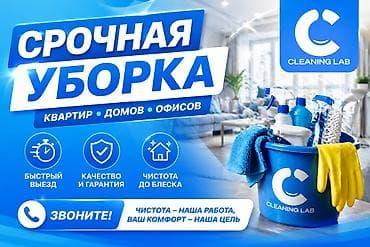 СРОЧНАЯ УБОРКА Квартиры • Дома • Офисы Выезд в день обращения