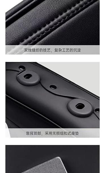 чехол для сидении: Чехлы Кожаные, С подушкой, цвет - Черный, Новый, Самовывоз — 3