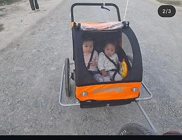 детские велосипеды коляска: Детский велоприцеп-коляска для 1–2 детей BIWEC - Универсальный прицеп — 2