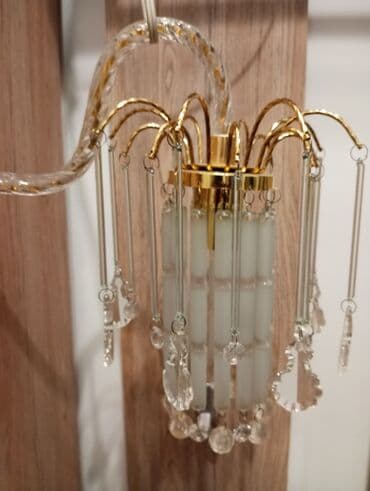 потолочный пластик бу: Продаю листайте фото- красивое бра и Польша - светильник из 6 лопастей — 2