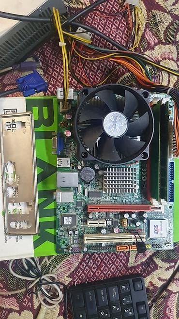 Настольные ПК и комплектующие: Материнская плата для ПК, Б/у, LGA775, Micro-ATX — 9