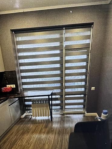 спотор: Рулонные шторы «день‑ночь» для окна и балконной двери. - Тип: зебра — 1