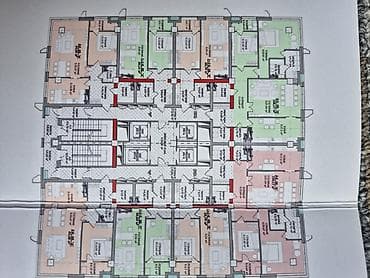 2 комнаты, 84 м², Элитка, 8 этаж, ПСО (под самоотделку) — 2