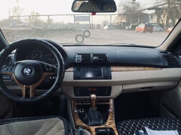 салон х5: BMW X5: 2001 г., 3 л, Типтроник, Дизель, Внедорожник — 5