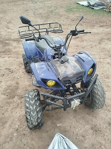 Квадроцикл утилитарного типа, компактный, с передним и задним