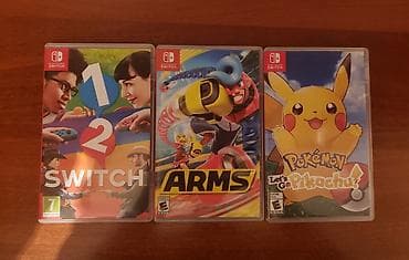 Продаю игры на Nintendo switch Paper mario -продано Pokémon let's