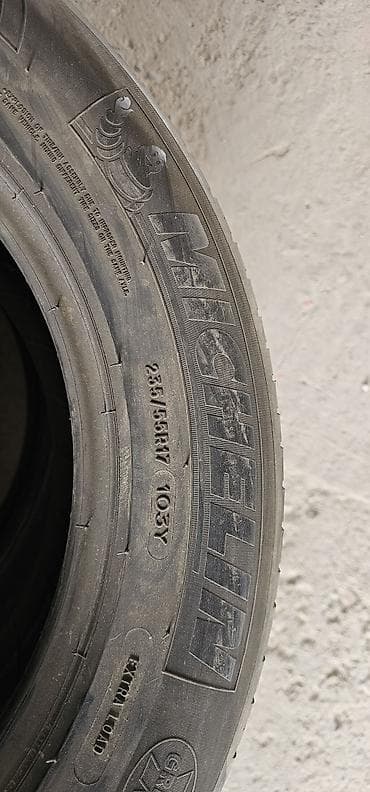 шини 235 55r17: Шины 235 / 55 / R 17, Лето, Б/у, 1 шт, Легковые, Германия, Michelin — 4