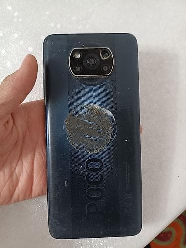 poco 3: Poco X3 NFC, Б/у, 128 ГБ, цвет - Синий, 1 SIM, 2 SIM — 1