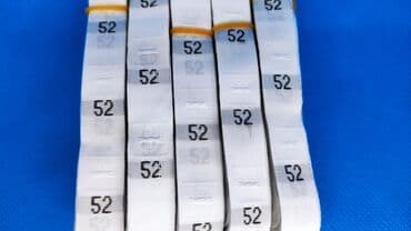 Размерники тряпочные. Используются для обозначения размера на одежде at lalafo.kg Размерники тряпочные. Используются для обозначения размера на одежде