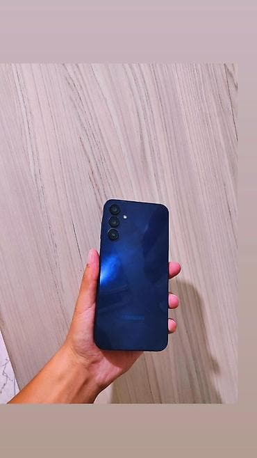 1 террабайт: Samsung Galaxy A15, Б/у, 128 ГБ, цвет - Синий, 1 SIM, 2 SIM — 1