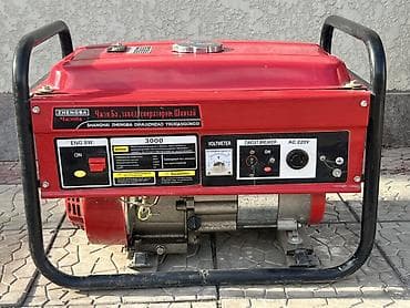 генераторы 220: Бензогенератор ZHENGBA 3000 1 раз пользовался - Номинальное — 2