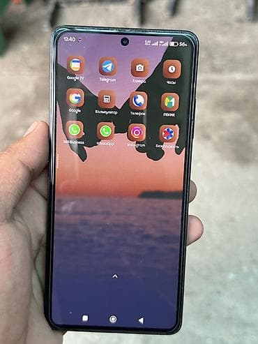 а 10 с: Redmi, Redmi Note 12 Pro+ 5G, Б/у, 256 ГБ, цвет - Черный, 2 SIM — 3