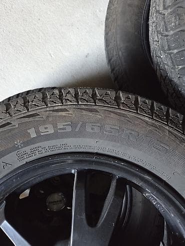 зимние шины с дисками: Колеса в сборе 195 / 65 / R 15, Зима, Комплект, Литые, отверстий - 4 — 3