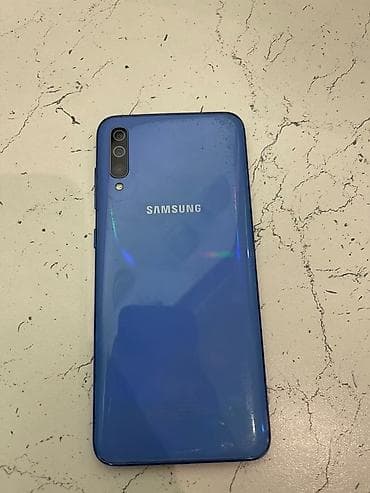 note 14 pro plus: Samsung Galaxy A70, Б/у, 128 ГБ, цвет - Синий, 2 SIM — 1