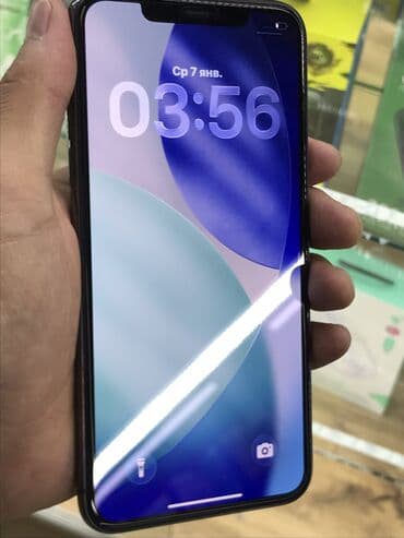 iphone 11 pro max islenmis: IPhone 11 Pro Max, Б/у, 256 ГБ, Space Gray, Зарядное устройство, Защитное стекло, Кабель, 100 % — 1