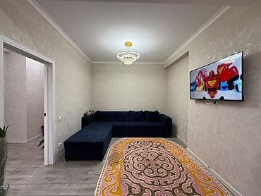 osh flat: 2 комнаты, 60 м², Золотой квадрат Элитка, 11 этаж, Евроремонт — 3