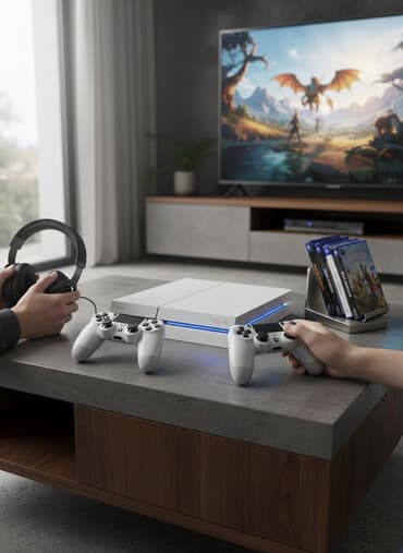 playstation 4 с играми: PlayStation 4 FAT 3 ревизия ПО 13.02. Память 500 ГБ. Комплектация: - — 1