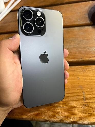 IPhone 15 Pro Max, Колдонулган, 256 ГБ, Black Titanium, 89 %