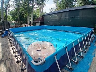 Спорт жана хобби: Разборный каркасный бассейн большого формата - Тип: наземный — 1