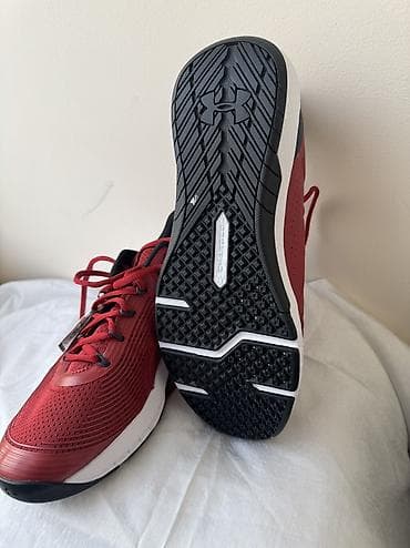 Личные вещи: Мужские кроссовки, 44, Under Armour, Новый, цвет - Красный, Самовывоз — 2