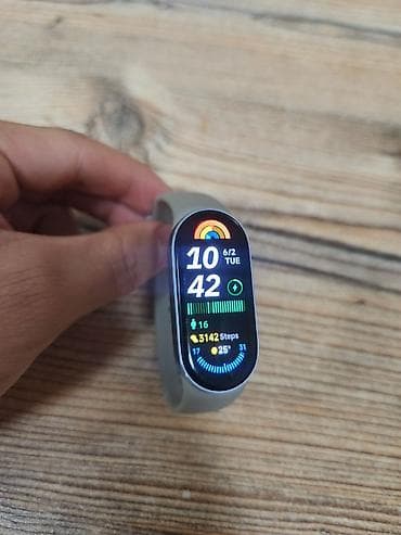 Xiaomi: Xiaomi smart band 9 в хорошем состоянии. - Цвет корпуса светло — 1