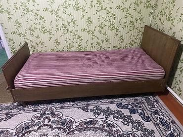 кровати односпалка: Односпальная кровать, С матрасом, длина - 195 см — 1