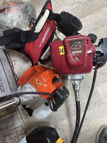 Садовая техника и оборудование: Триммер, мотокоса, Новый, Бензиновый, 2-х тактный двигатель, Самовывоз, Бесплатная доставка, Платная доставка — 7