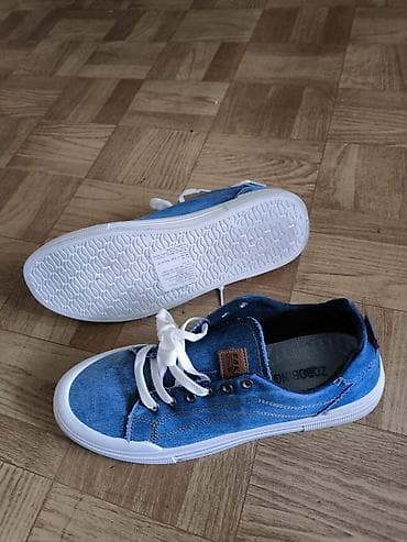 джинсовые кеды: Мужские кроссовки, 44, 45, Новый, цвет - Синий, Самовывоз — 1