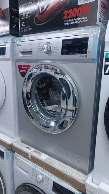 купить стиральную машинку автомат с сушкой: Стиральная машина LG, Новый, Автомат, Полноразмерная — 2