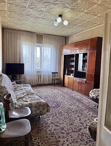 адмираль: 2 комнаты, 48 м², 105 серия, 4 этаж, Старый ремонт — 1