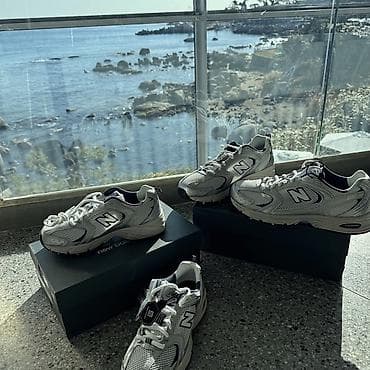 Личные вещи: Мужские кроссовки, 34, 34.5, 35, New Balance, Новый, цвет - Серебристый — 3