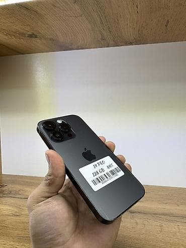 IPhone 14 Pro, 128 ГБ, Space Gray, Защитное стекло, Чехол, В рассрочку, 84 %