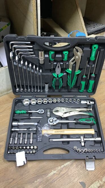 купить набор инструментов для авто бишкек: Набор ключ AEROFORCE 121 персон Профессиональный набор для СТО — 9