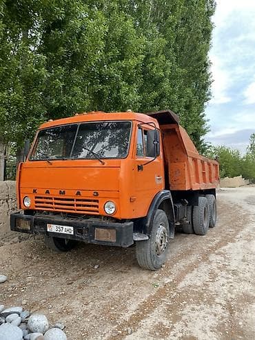 КАМАЗ самосвал 6x4, оранжевый - Кузов-самосвал с задней выгрузкой