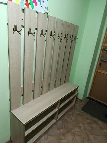 Гарнитур для прихожей, Вешалка, ДСП, цвет - Бежевый