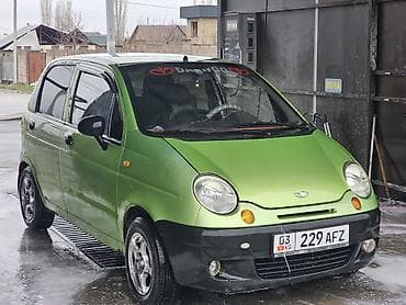 Daewoo Matiz: 2007 г., 0.8 л, Механика, Бензин, Хэтчбэк at lalafo.kg Daewoo Matiz: 2007 г., 0.8 л, Механика, Бензин, Хэтчбэк
