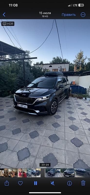 transporter multivan: Kia Carnival: 2021 г., Автомат, Бензин, Минивэн — 1