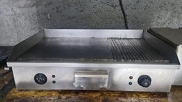 Посуда и кухонный инвентарь: Профессиональная электрическая жарочная поверхность (планча) с — 1