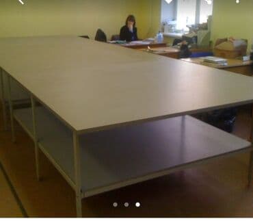 швейный цех с оборудованием: Закройный стол для швейные цех.раскройный стол стулдар.стелаждар полка — 10