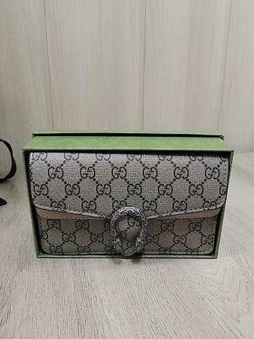 клач: Сумка Gucci Dionysus GG Supreme (мини/кошелёк на цепочке) - Материал — 1