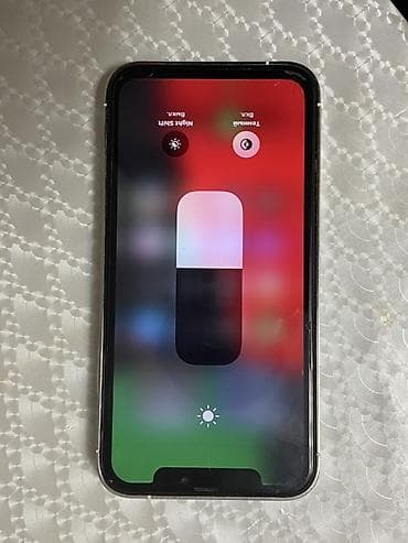 смарт чясы: IPhone Xr, Колдонулган, 128 ГБ, Күмүш, Заряддоочу түзүлүш, Коргоочу айнек, Каптама, 83 % — 6