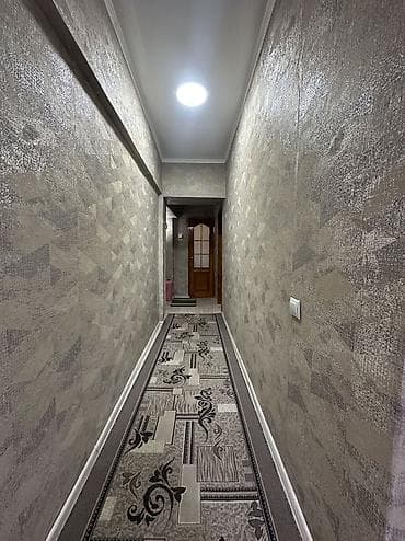 Недвижимость: 3 комнаты, 77 м², Ошский рынок / базар Индивидуалка, 3 этаж, Косметический ремонт — 6