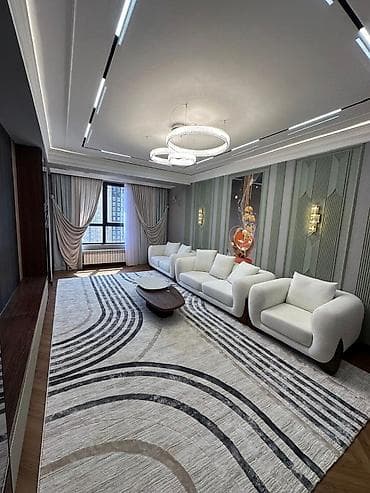 Недвижимость: 2 комнаты, 80 м², Асанбай мкр Элитка, 14 этаж, Дизайнерский ремонт — 5