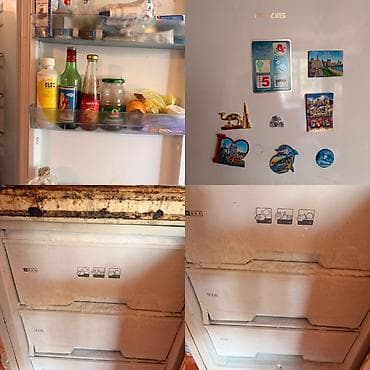 Техника и электроника: Холодильник двухкамерный с нижней морозильной камерой. Резины нужно — 9