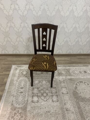 металлические стулья: Стул для кухни, Дерево, цвет - Коричневый — 3