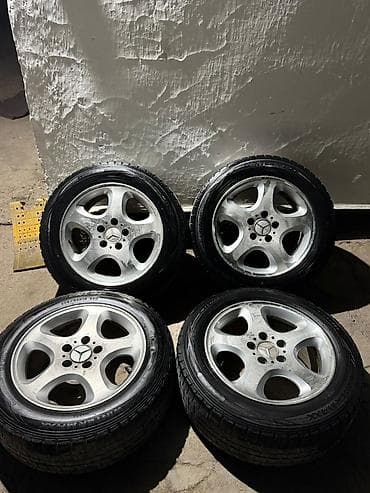 mercedes e500: Колеса в сборе 205 / 60 / R 16, Лето, Б/у, Комплект, Легковые, Литые, отверстий - 5 — 1